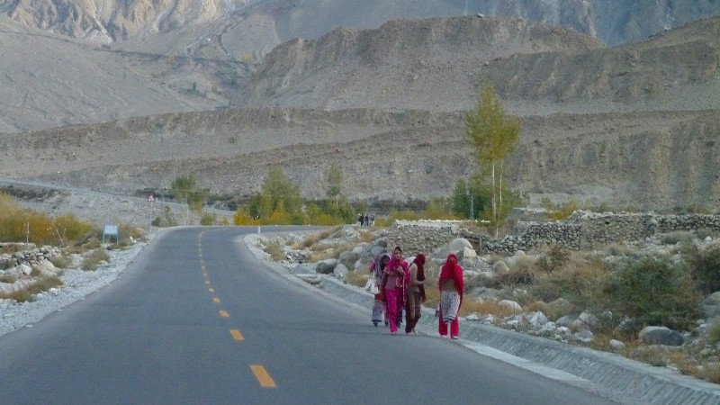 Karakorum Highway (KKH) at Passu-Hunza Pakistan