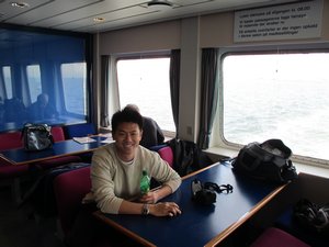 Ferry ride to LÃ¦sÃ¸ 