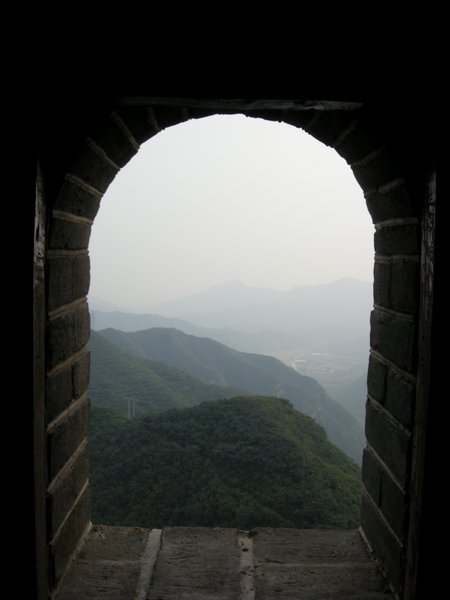 View from one of the watchtowers of Badaling Wall