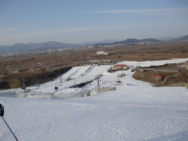 View from the top of Nanshan Ski Resort