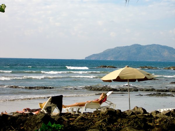 Tamarindo Beach, our home for 4 days