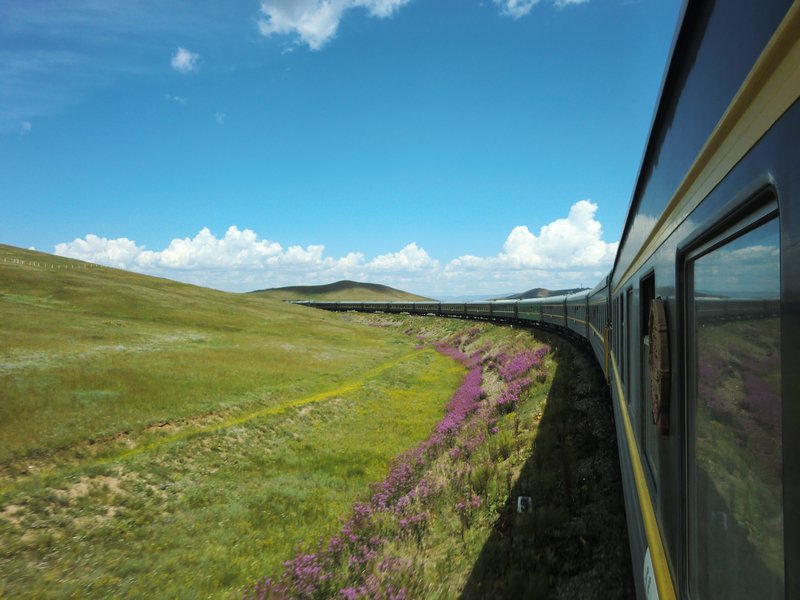 Our Trans-Siberian train from China to Mongolia