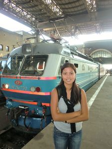 In Moscow train station
