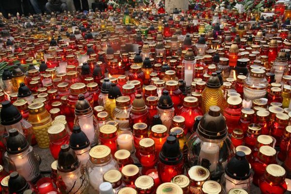 Candles at Parliament House