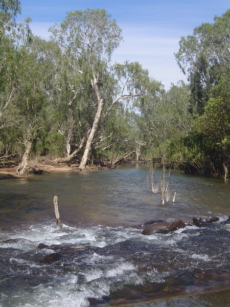 Wilton River at the crossing