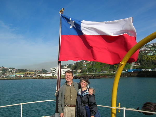 Mom and Dad in Chile!