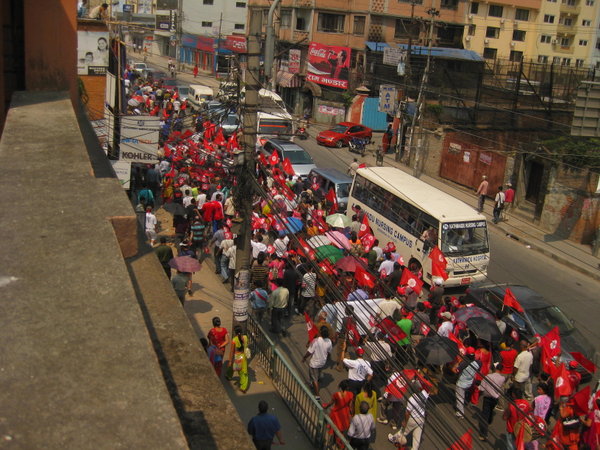 Mass demonstration in Kathmandu