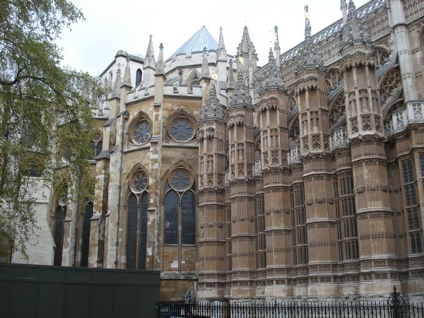 Back side of Westminster Abbey