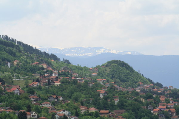 Snow capped peak, Sarajevo