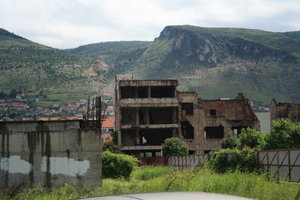 War scars, Mostar