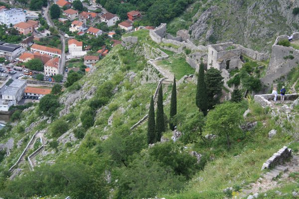The steep path to the fortress, Kotor