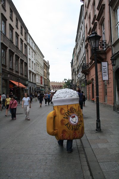 Walking Beer, Krakow