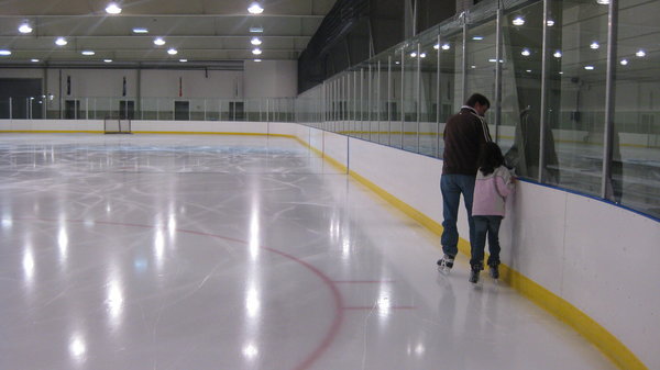Attempt at ice skating