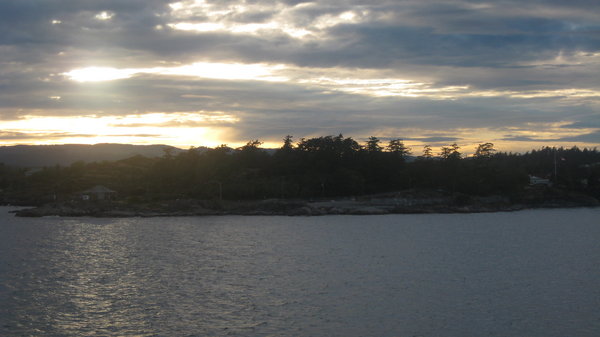 Sunset over Victoria