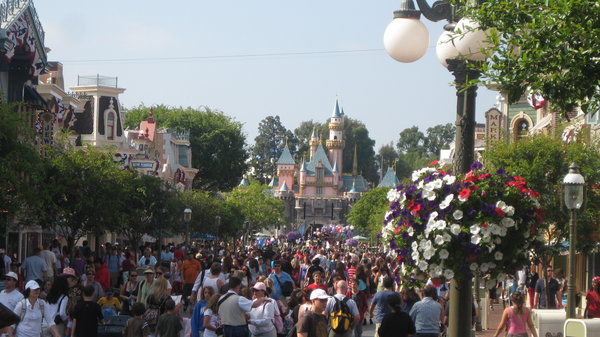 Crowds on Main Street