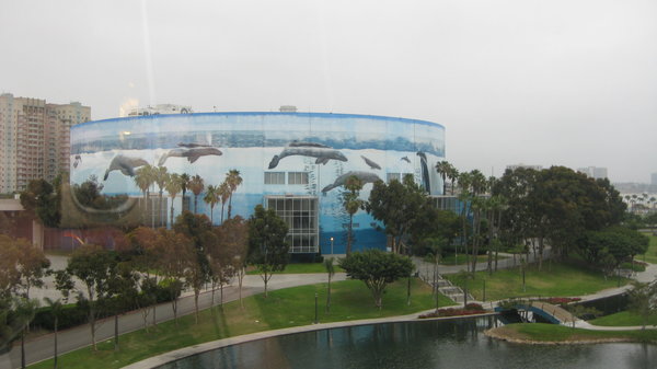 Long Beach view of Aquarium