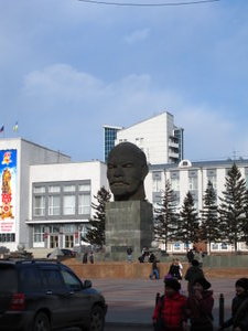 The biggest Lenin head in the world...