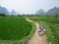 Cycling around Yangshuo
