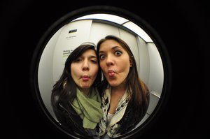 Fish faces with the fish eye