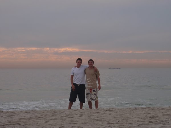 Tanner & Orrin at Camps Bay Beach