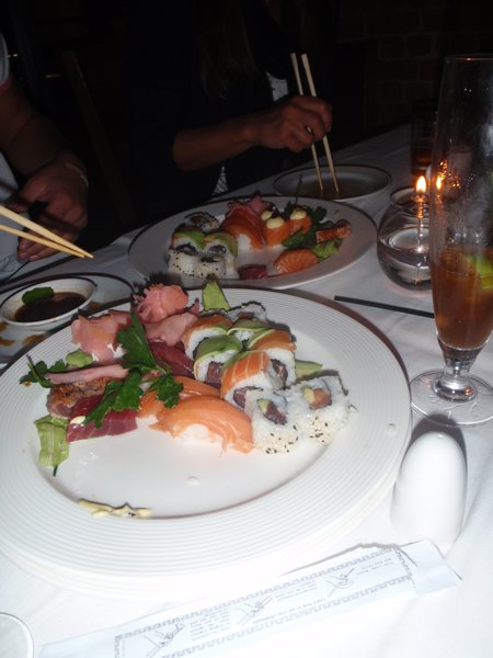 Sushi dinner at Beluga