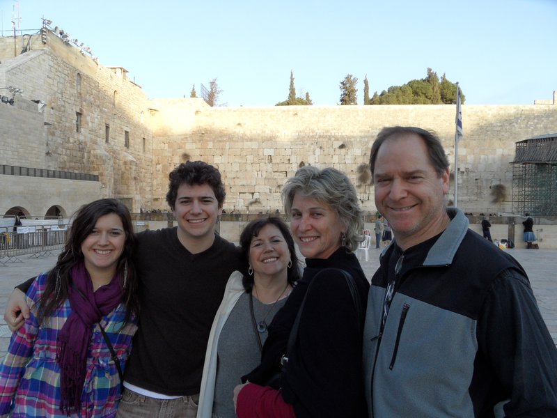 The family at the western wall