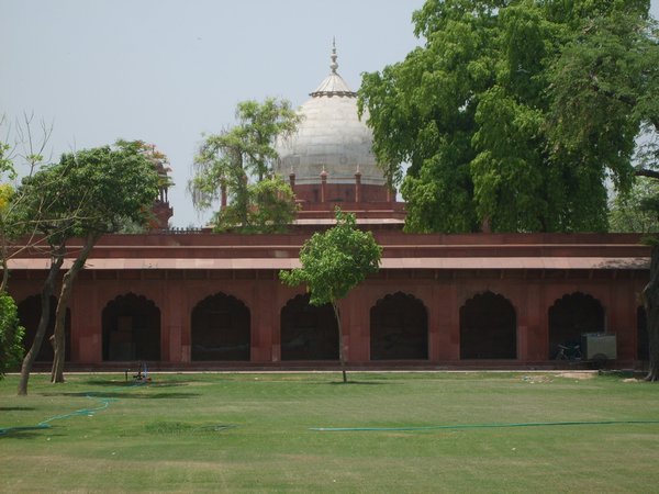 Walls around Taj