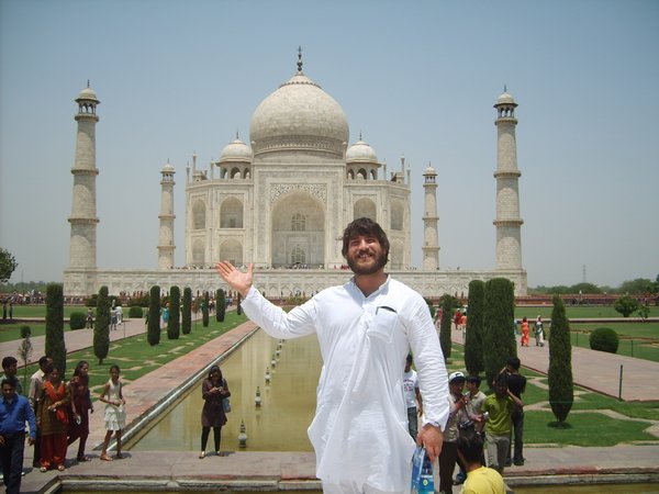 Brian in front of Taj