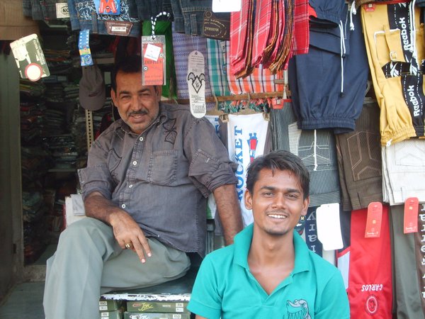 Shop workers in Surat