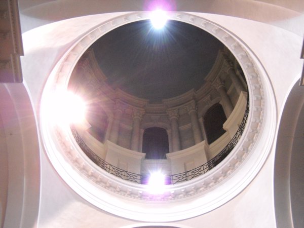 Looking up into the Dome