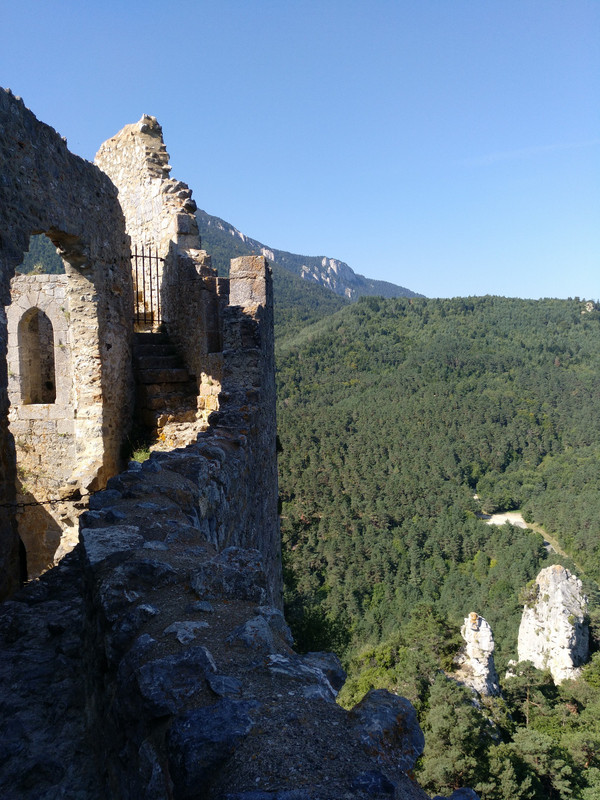 View from Puylaurens castle