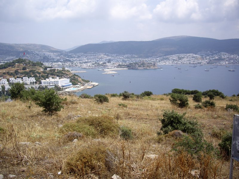 View back to Bodrum harbour