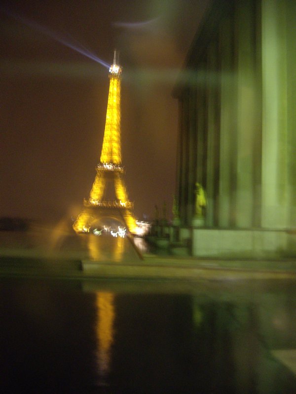 Eiffel Tower In The Rain Photo