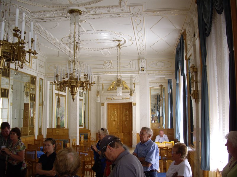 Inside the Prague 'municipal' hall