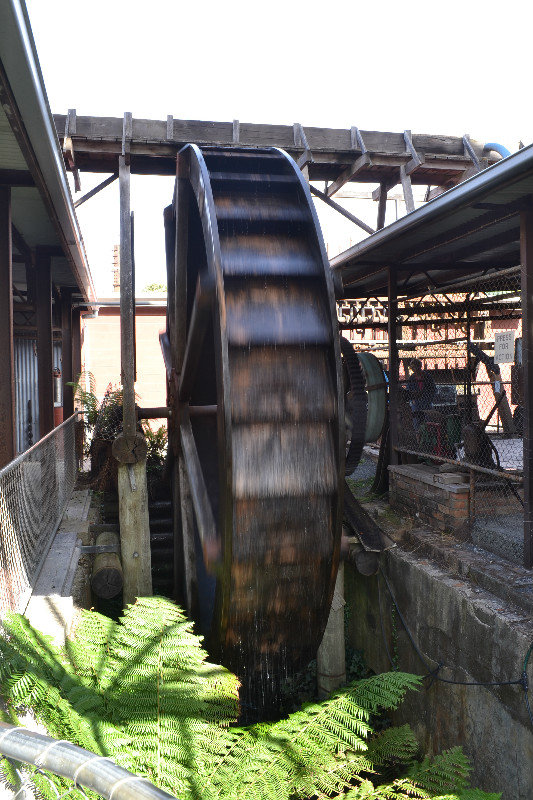 Original water powered stamper - Beaconsfield Mine