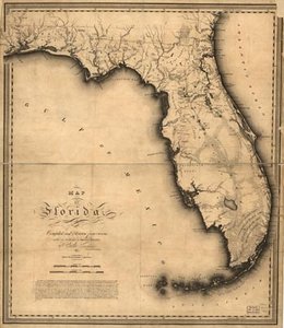 Florida old map
