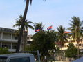 Cambodia flags in Tuol Sleng