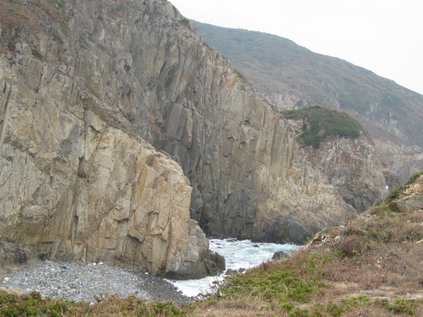 Huge cliffs