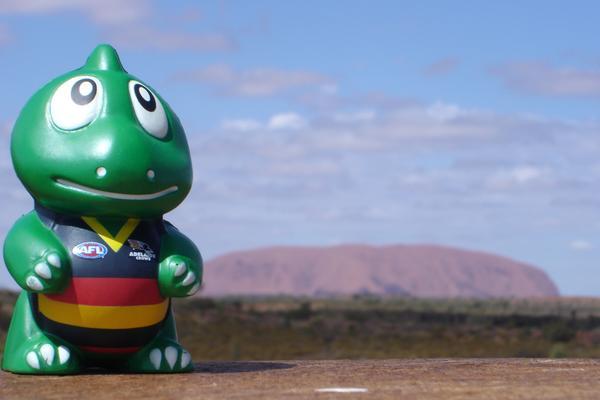 Steggy conquers Uluru