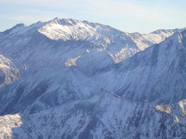 An Ariel View of the Mountains.
