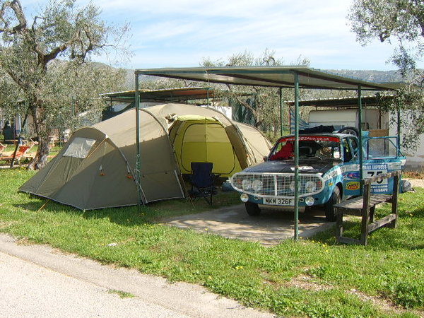Camping Italian style