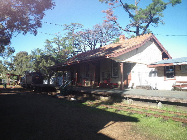The original Kalamunda railway station