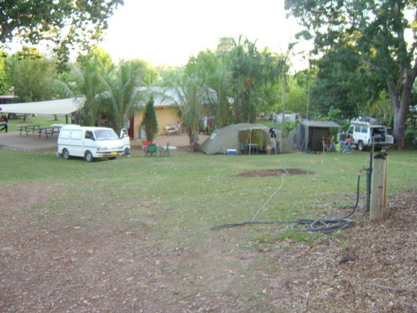 Our campsite at Darwin