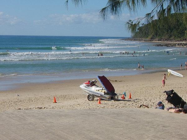 Another view of Noosa Heads beach
