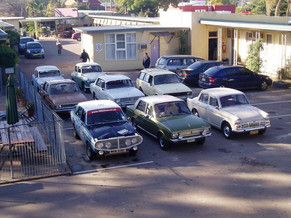 Another view of the variants of Hillman lined up for our inspection.