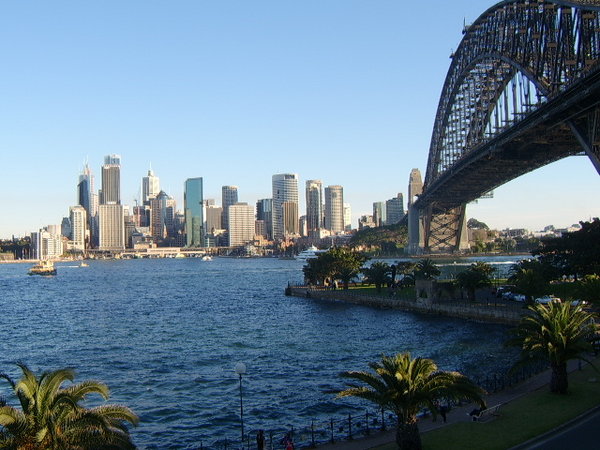 A beautiful shot of Sydney.