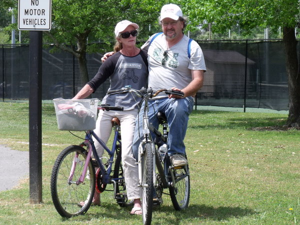 Carol & Ron on Biking Trail