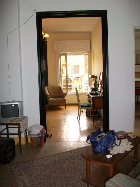 Looking in from entryway
