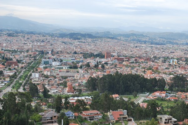 View of Cuenca from Turi