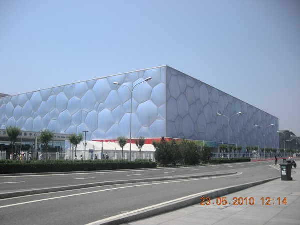 The Olympics water cube
